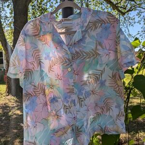 Floral Button-Up Shirt